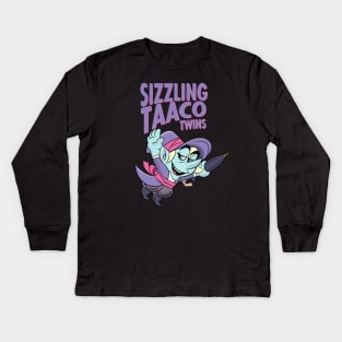 The Sizzling Taaco Twins Kids Long Sleeve T-Shirt